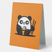 Plaque De Table Sushi Panda (Verso)