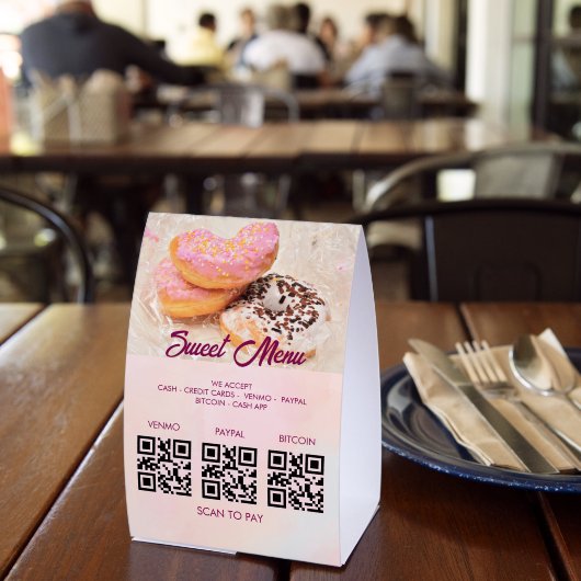 Plaque De Table Sweet Donuts Paper (Insitu (restaurant))