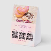 Plaque De Table Sweet Donuts Paper (Verso)