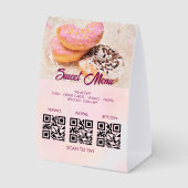 Plaque De Table Sweet Donuts Paper (Recto)