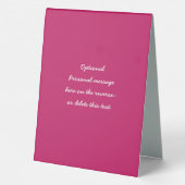 Plaque De Table SYMBOLE bat mitzvah Hafrashat Challah Yehi Ratzon (Verso)