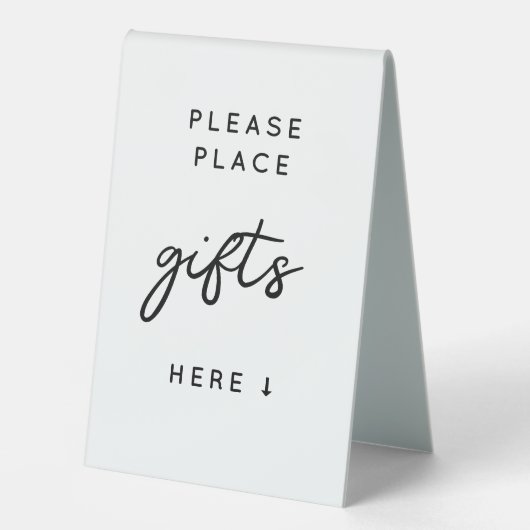 Plaque De Table Symbole Cadeaux de Mariage (Recto)