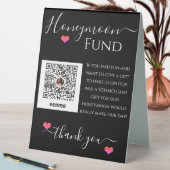 Plaque De Table Symbole de la réception de mariage Venmo Honeymoon (En SItu (Tableau))