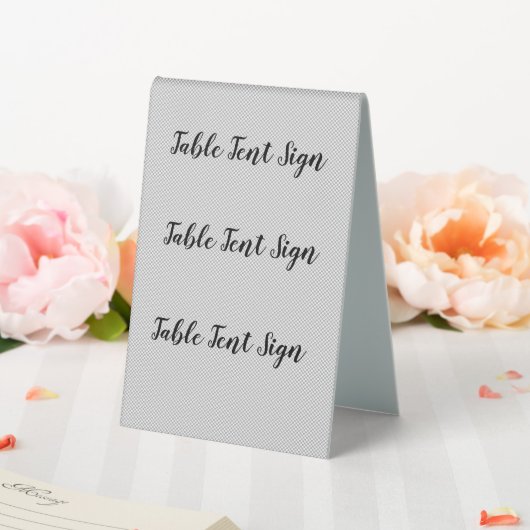 Plaque De Table Symbole de la tente de la meilleure table (In SItu (Mariage))
