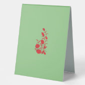 Plaque De Table Symbole de la tente de la meilleure table (Recto)