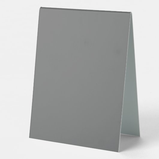 Plaque De Table Symbole de la tente de la meilleure table (Verso)