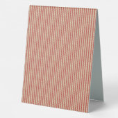 Plaque De Table Symbole de la tente de la meilleure table (Verso)