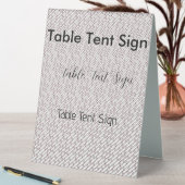 Plaque De Table Symbole de la tente de la meilleure table (En SItu (Tableau))