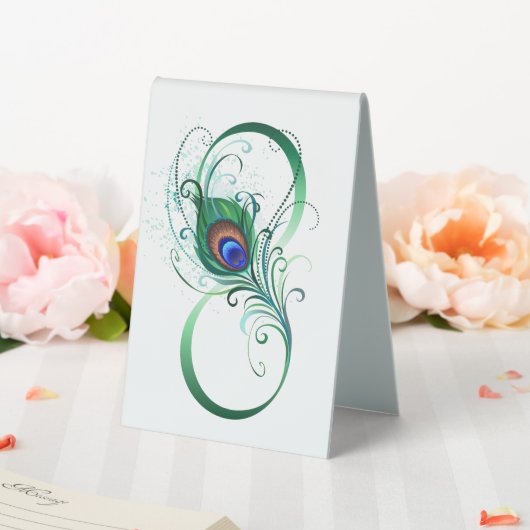 Plaque De Table Symbole de l'Infinity (In SItu (Mariage))