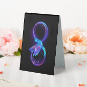 Plaque De Table Symbole de Neon Infinity par Glowing Hummingbird (In SItu (Mariage))