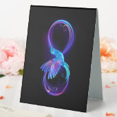 Plaque De Table Symbole de Neon Infinity par Glowing Hummingbird (In SItu (Mariage))