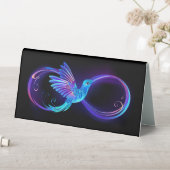 Plaque De Table Symbole de Neon Infinity par Glowing Hummingbird (En SItu (Tableau))