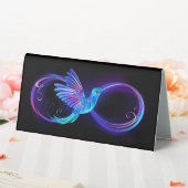 Plaque De Table Symbole de Neon Infinity par Glowing Hummingbird (In SItu (Mariage))