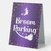 Plaque De Table Symbole de stationnement Bewitch Purple Halloween  (Recto)