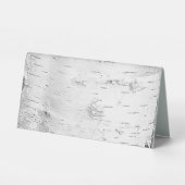 Plaque De Table Symbole debout réservé à l'écorce de bouleau (Verso)