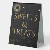 Plaque De Table SYMBOLE Mariage Céleste Black Sweets & Trasy (Recto)