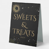 Plaque De Table SYMBOLE Mariage Céleste Black Sweets & Trasy (Verso)