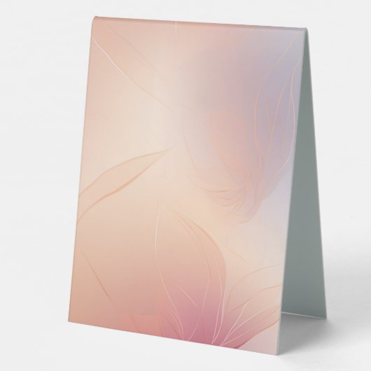 Plaque De Table Symbole moderne, pricelist (Verso)