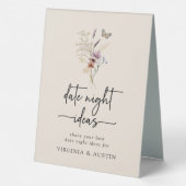 Plaque De Table Symbole nocturne Boho (Verso)