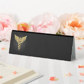 Plaque De Table Symbole Polygonal Or Caduceus (In SItu (Mariage))