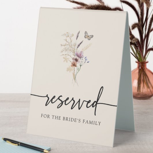 Plaque De Table Symbole réservé Boho (En SItu (Tableau))