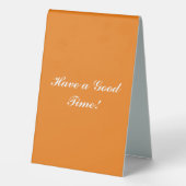 Plaque De Table Table de fête de fin d'études supérieure (Verso)