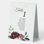 Plaque De Table Table de fête d'été Tente avec invités (Verso)