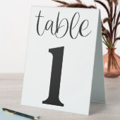 Plaque De Table Table de mariage numéro 1 (En SItu (Tableau))