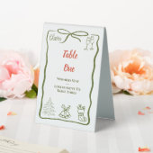 Plaque De Table Table de Noël Un Bunco (In SItu (Mariage))