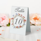 Plaque De Table Table de numéro de table de couronne de fleur sauv (In SItu (Mariage))