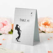 Plaque De Table Table Golfer pour dames (In SItu (Mariage))