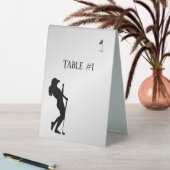 Plaque De Table Table Golfer pour dames (En SItu (Tableau))