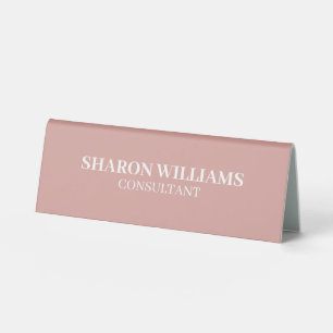 Plaque De Table Table minimaliste de Rose professionnel et élégant