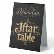 Table Ramadan Iftar
