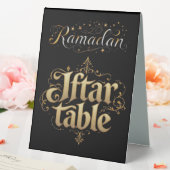Plaque De Table Table Ramadan Iftar (In SItu (Mariage))