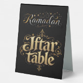 Plaque De Table Table Ramadan Iftar (Verso)