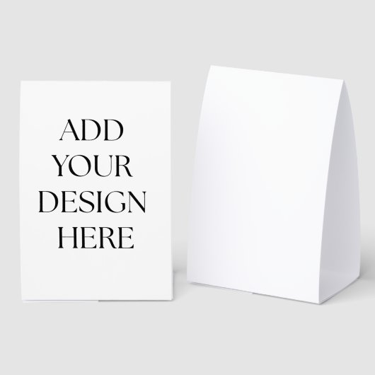 Plaque De Table Table Sign (Recto/verso)