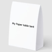 Plaque De Table Table simple (Recto)