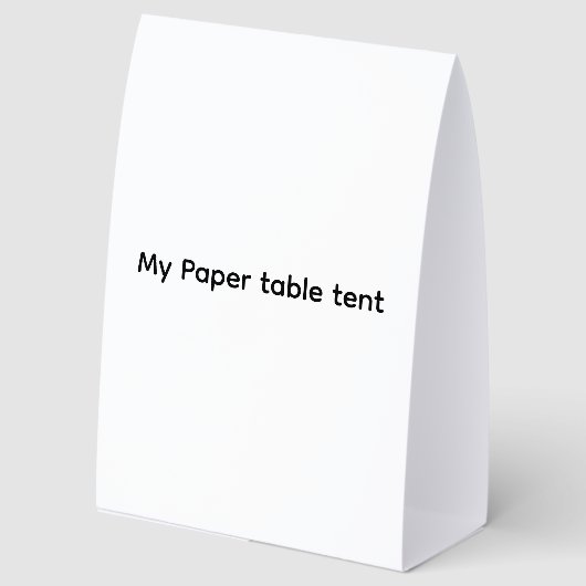 Plaque De Table Table simple (Recto)