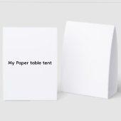Plaque De Table Table simple (Recto/Verso)