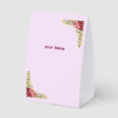 Plaque De Table Table Tent Sign (Verso)