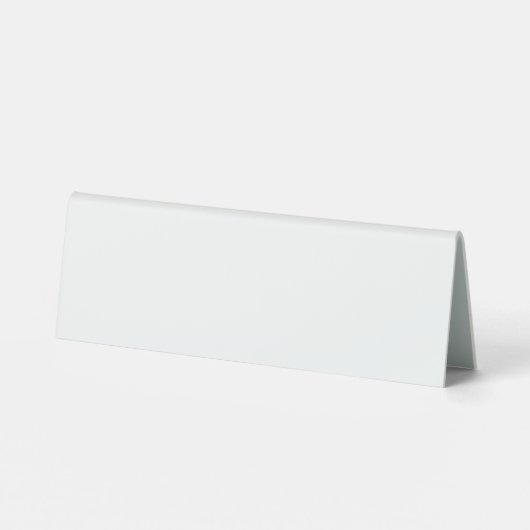 Plaque De Table Table Tent Sign (Verso)