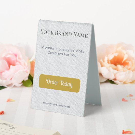 Plaque De Table Table Tent Sign Custom Table Tent Display (In SItu (Mariage))