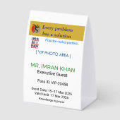 Plaque De Table Table Tent Signs | Wedding | Party | Custom (Recto)