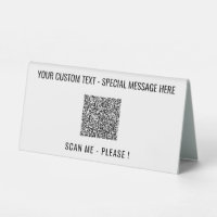 Tableau d'informations sur l'analyse de code QR Si