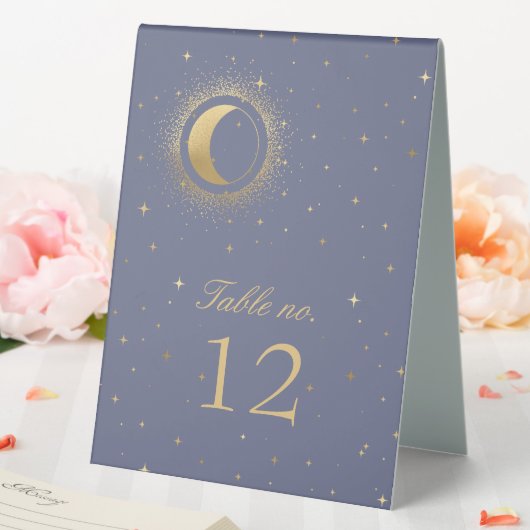 Plaque De Table tableau mariage étoile or céleste (In SItu (Mariage))