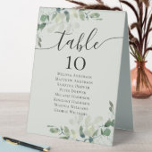 Plaque De Table Tableau Mariage Eucalyptus (En SItu (Tableau))