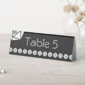 Plaque De Table Tabletop Chic en noir - Présentoir de table (En SItu (Tableau))