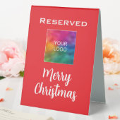 Plaque De Table Téléchargez votre logo Joyeux Noël réservé (In SItu (Mariage))