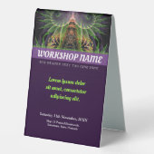 Plaque De Table Temple Spirituel Art Fractal (Recto)